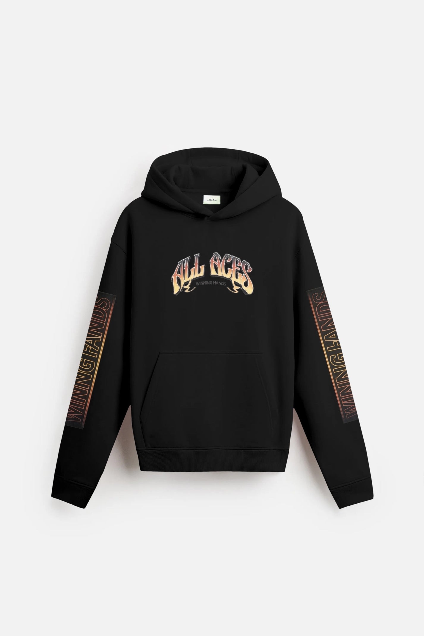 WINNING HANDS HOODIE BLACK