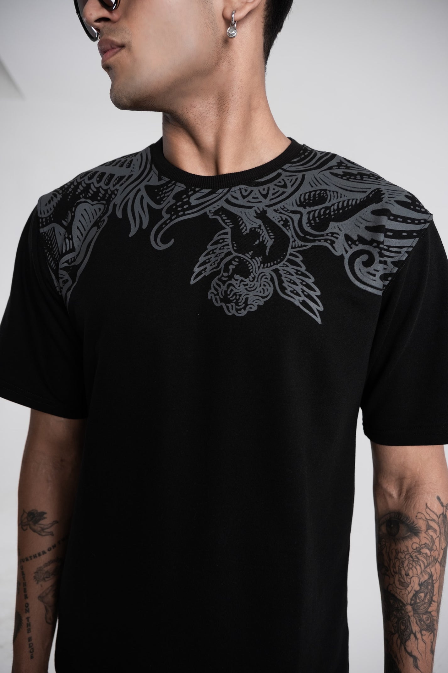 THE ANGEL T-SHIRT - BLACK