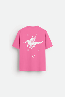 WINGED HORSE T-SHIRT - PINK